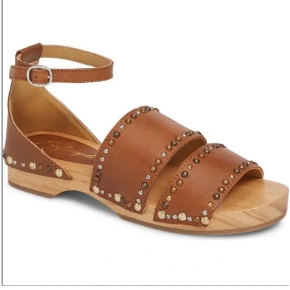 Free People North Shore Clog Studded Sandals